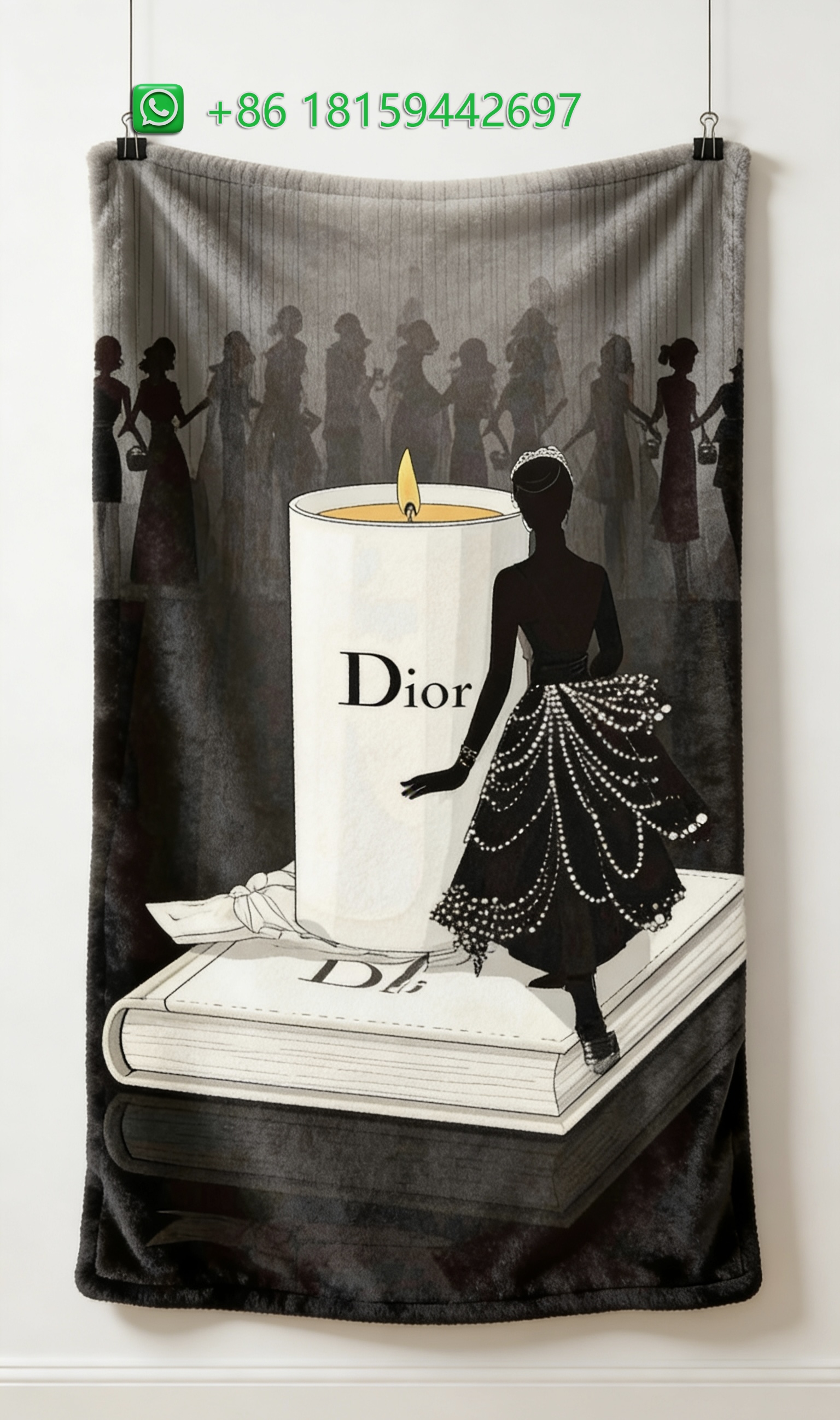 Dior Throw Blankets
